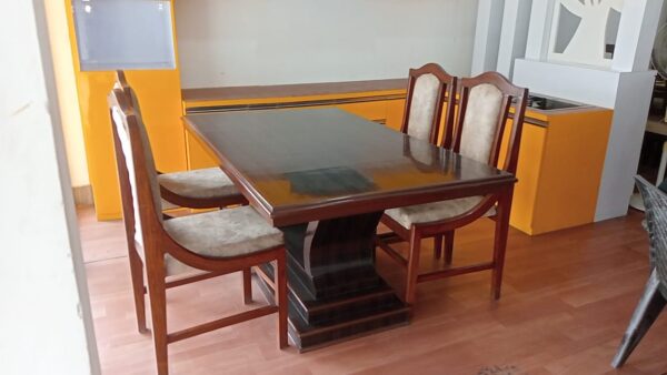 Premium Solid  Wood Dining Table - 4 Seater - Image 3