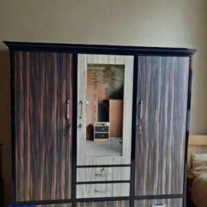 Wooden three piece wardrobe classic Model