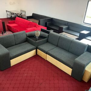 L Shaped Sofa With Big Muda