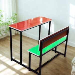 Desk Bench With Back Support