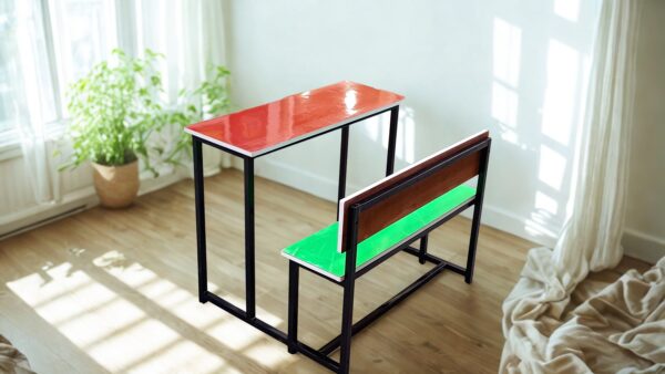 Desk Bench With Back Support