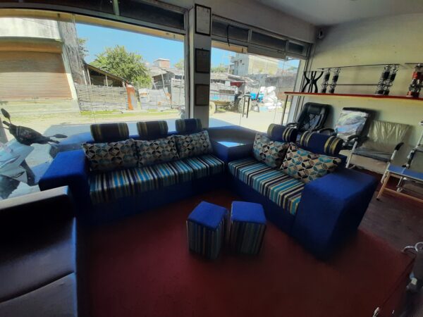 L Shaped Sofa With Muda