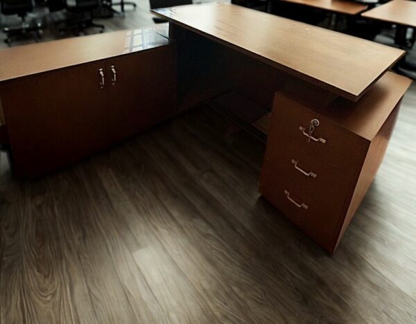 L Shaped Double Boxed Table 6ft + 3 Ft - Image 2