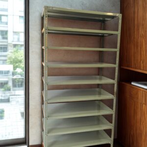 Open Rack for Medicine Storage With Sapat 9 Shelves 8 Compart