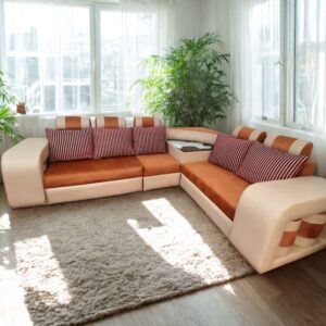 L Shaped Sofa With Muda