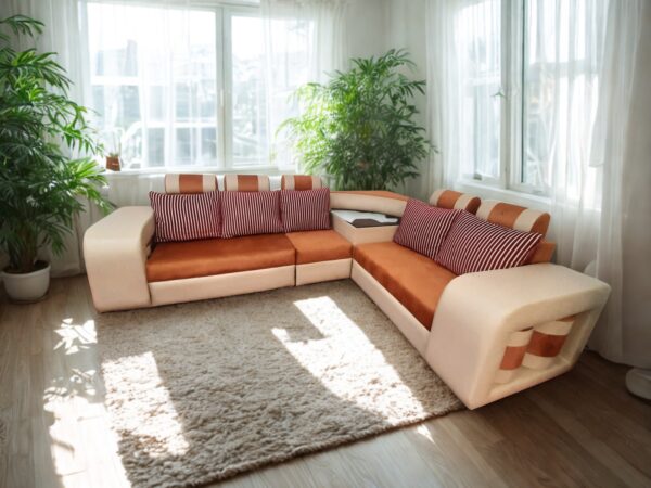 L Shaped Sofa With Muda
