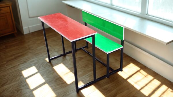 Desk Bench With Back Support - Image 2