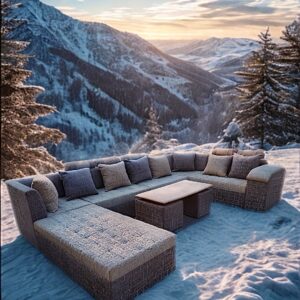 U Shaped Sofa With Sleeping Couch