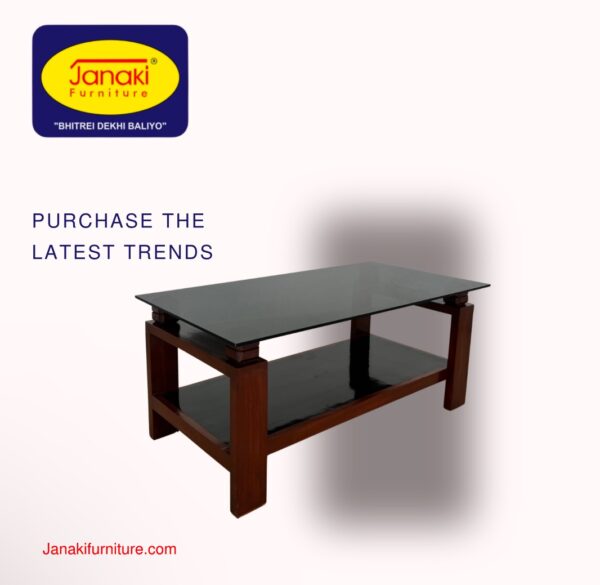 Glass Top Tea Table