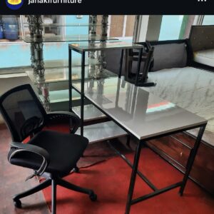 Study Table With Upper Compartment for books