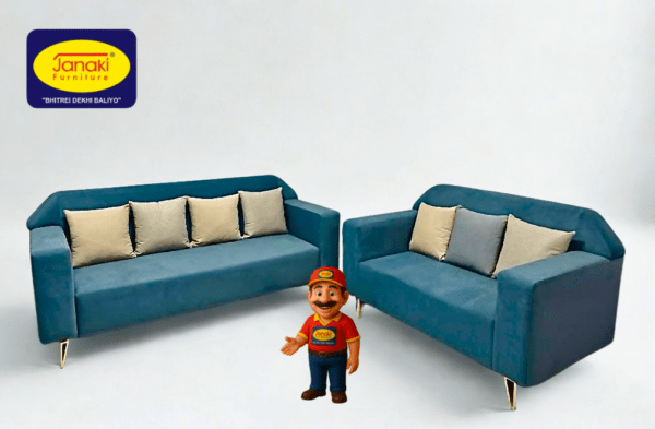 3+2 Sofa Corner Cut Model