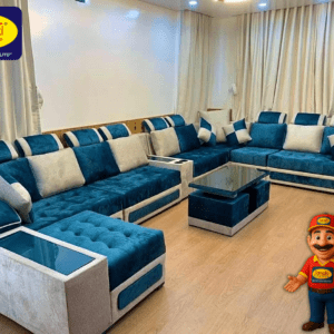 U shaped Sofa with Couch