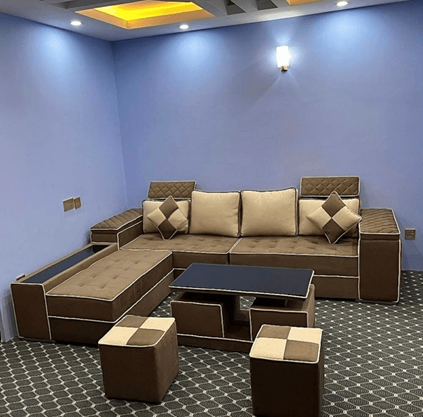 Mini L Shaped Sofa With Couch