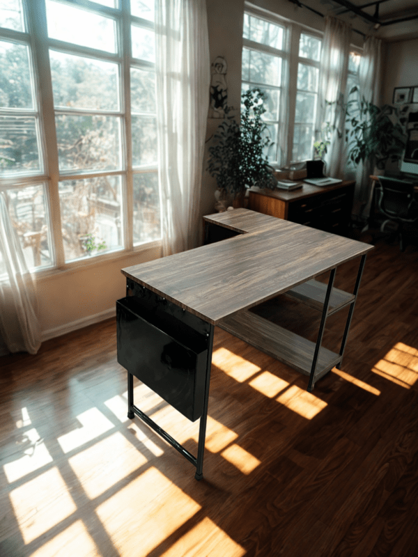 Study Table with Compartments - Image 3