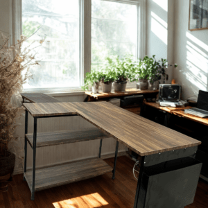 Study Table with Compartments