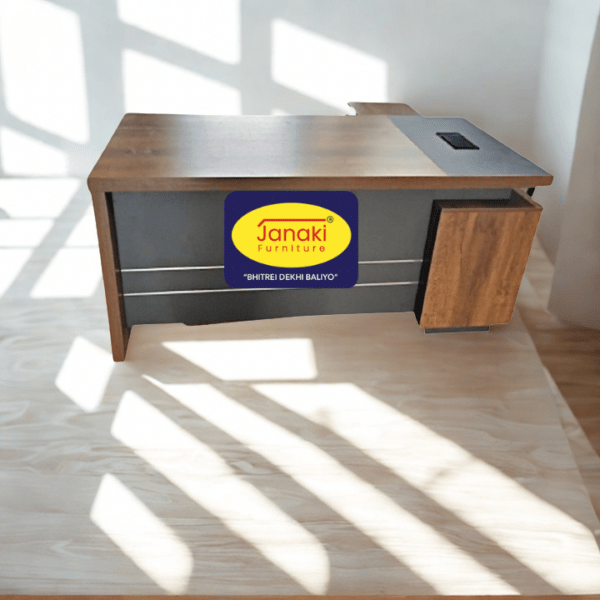 L shape executive table